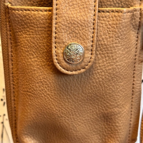 Mundi RFID Vegan Leather Crossbody Wallet With Phone Pocket Brown Sugar - Picture 4 of 13
